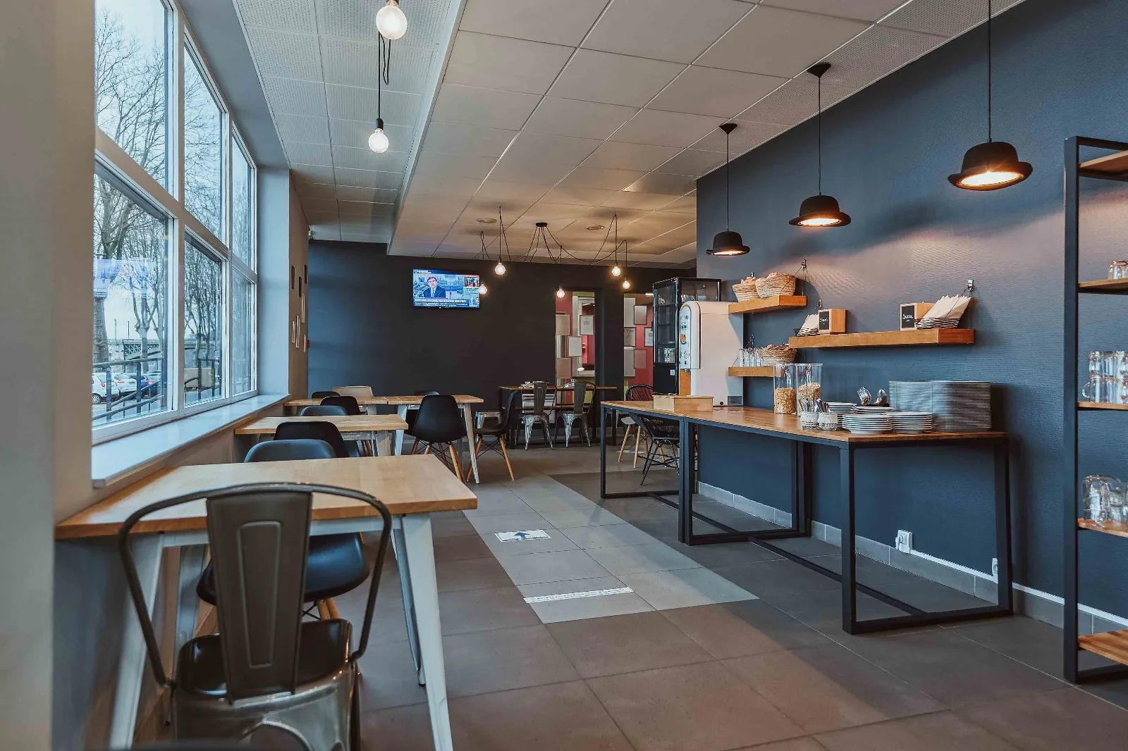 Espace petit-déjeuner et restauration de la résidence étudiante Zenao Nevers